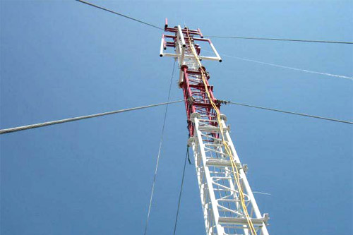 Base station equipment and mechanical accessories for telecommunication towers.